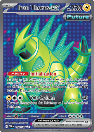Pokemon TCG SV06 Scarlet & Violet : Twilight Masquerade Booster Box - 196/167 - Iron Thorns EX