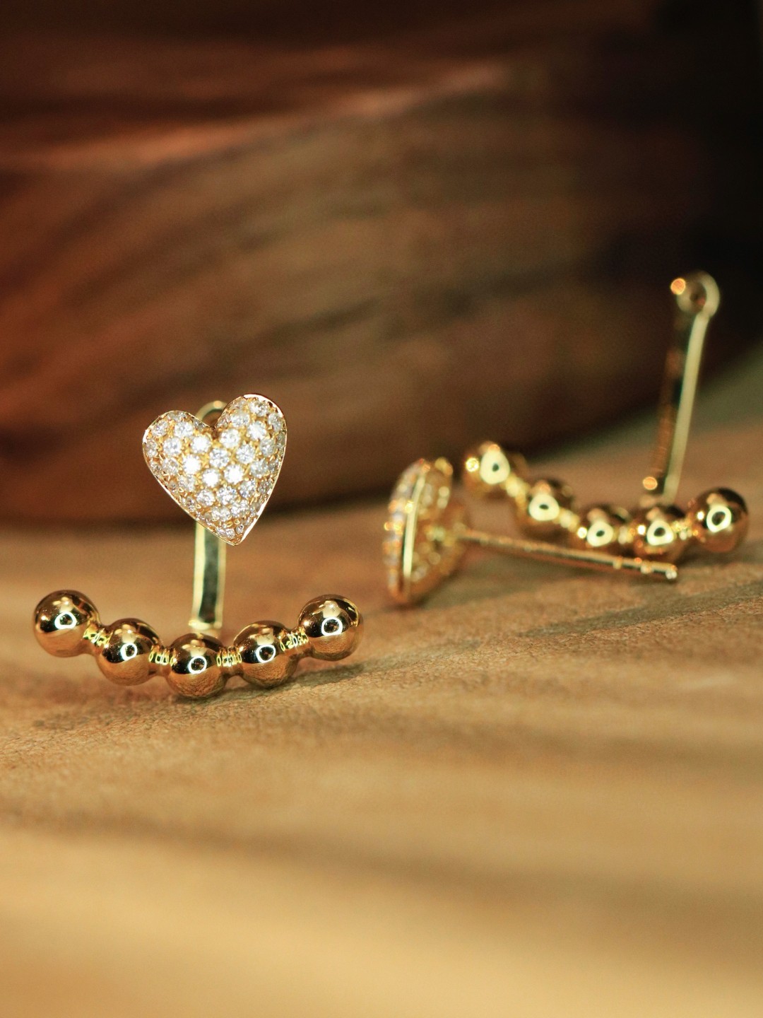 18K Diamond Earrings 