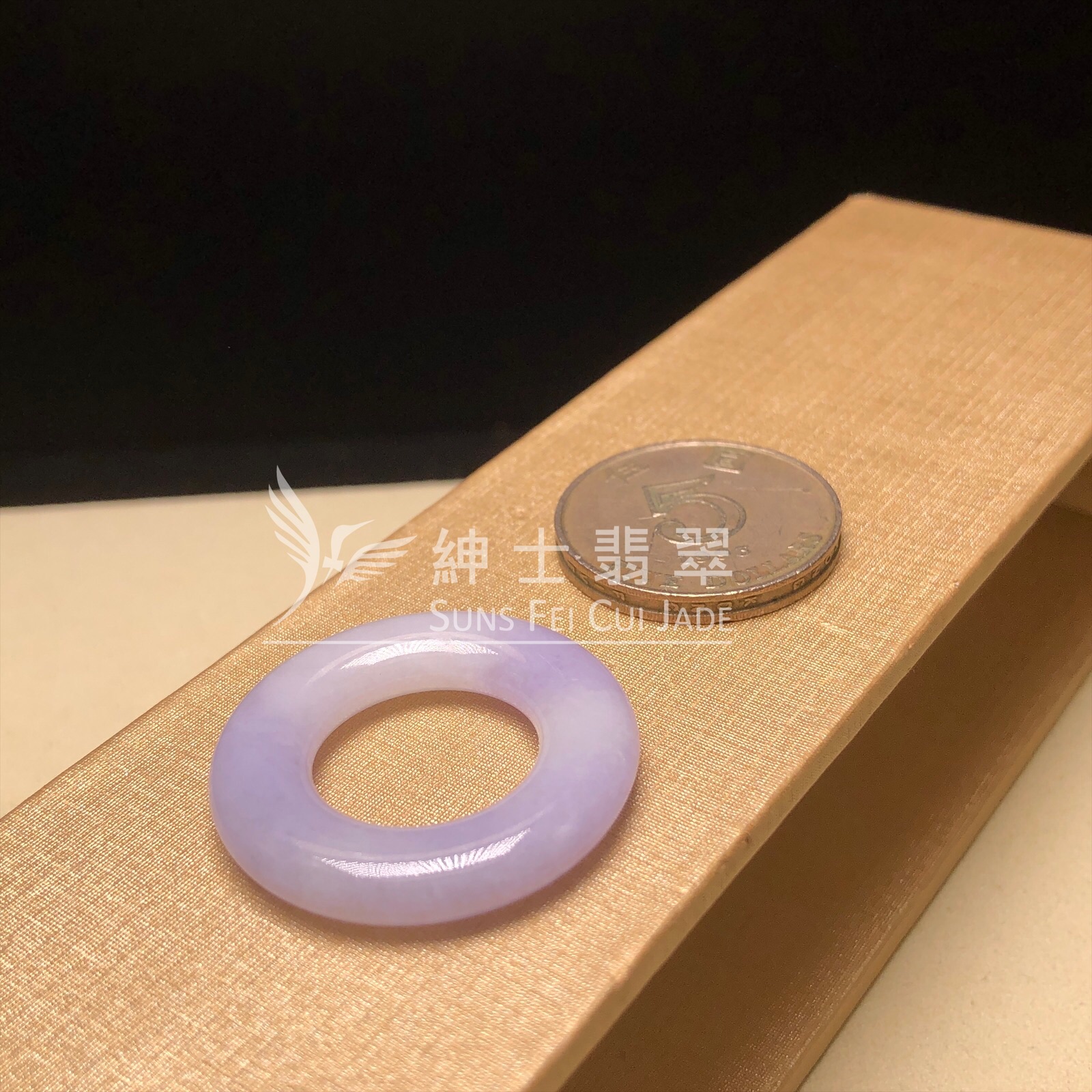 B08807 紫羅蘭平安環