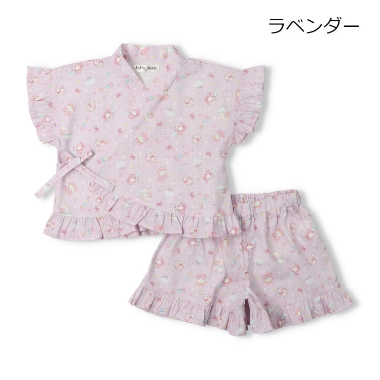 🆕【⭐訂購⭐】🇯🇵日本直送 🌀花朵🌼糖果🍭獨角獸🦄圖案 荷葉邊甚平套裝🌀[ELEA-0133][260614]