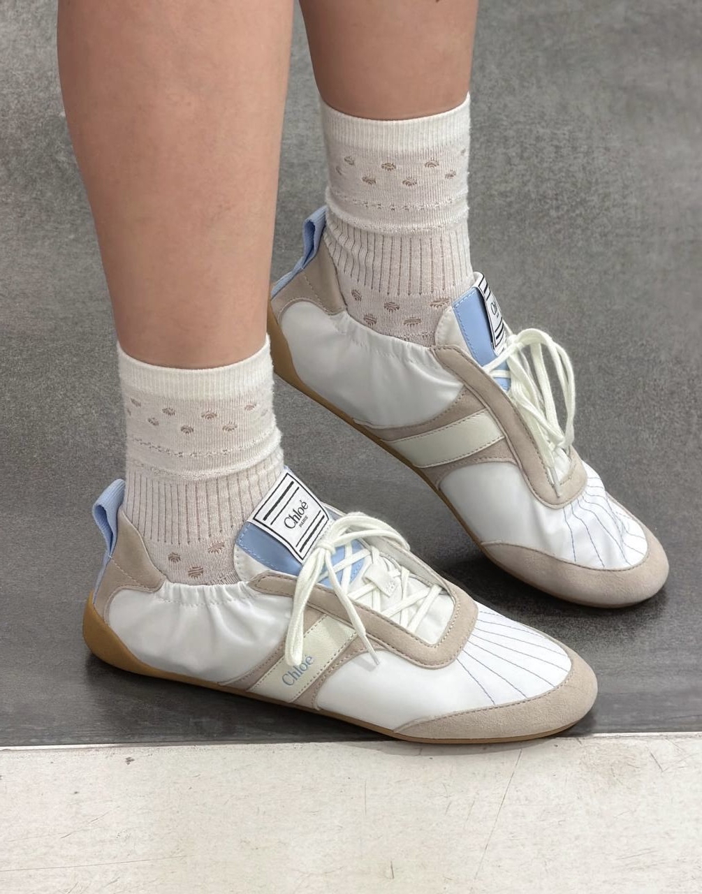 限時優惠✨Chloe kick sneaker  訂貨🍒🔖Size 35/36/37/38/39/41  温柔系顏色🫧🫧上腳輕身💙🩵