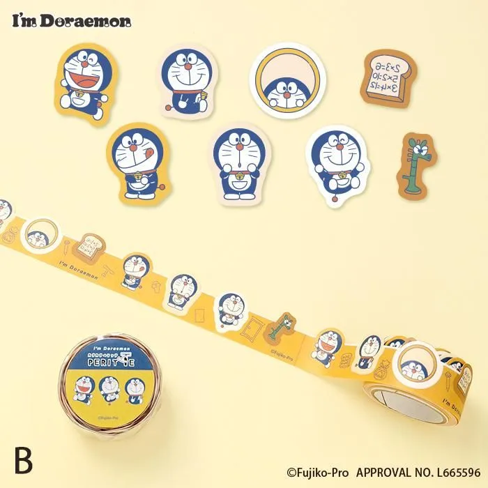 [訂購] 多啦A夢貼紙 卷裝貼紙 MT 紙膠帶 Doraemon文具精品 (日本製)｜四葉草系列