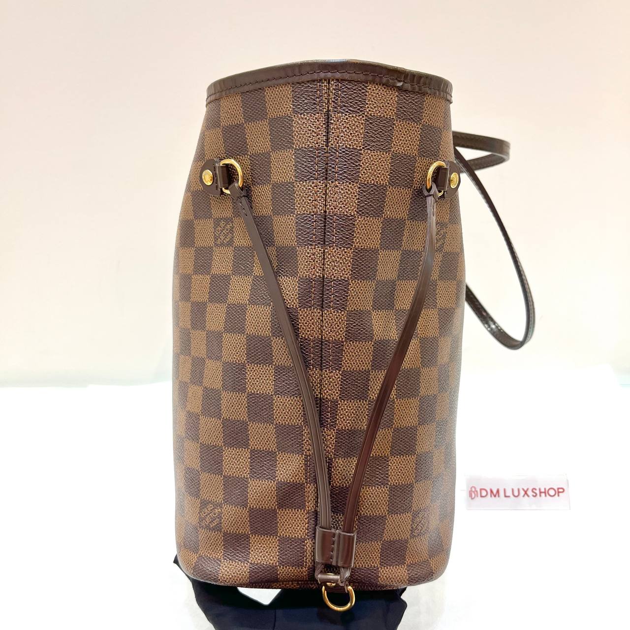 LV Damier Ebene Neverfull MM GHW