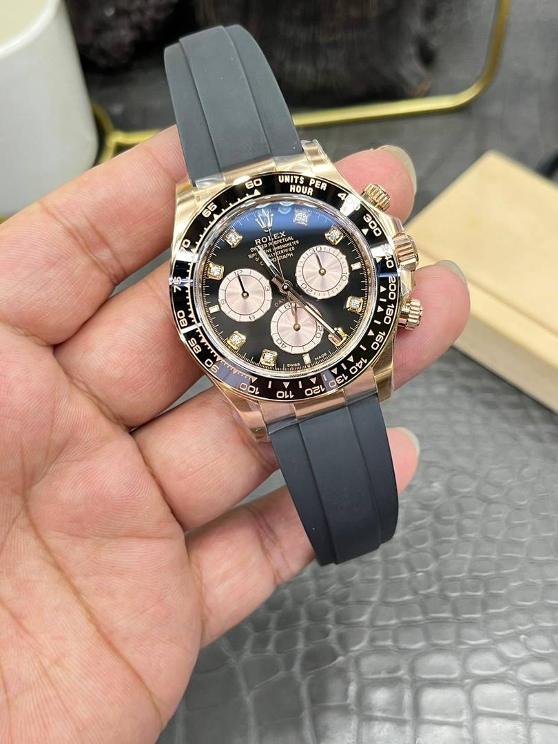 劳力士迪通拿系列/40mm玫瑰金钻面/搭载4131全自动机械计时码🌟