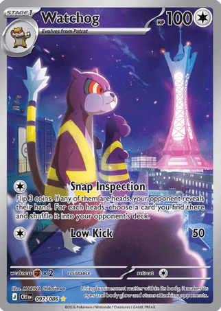 Pokemon TCG Chaos Rising - Watchog-097/086