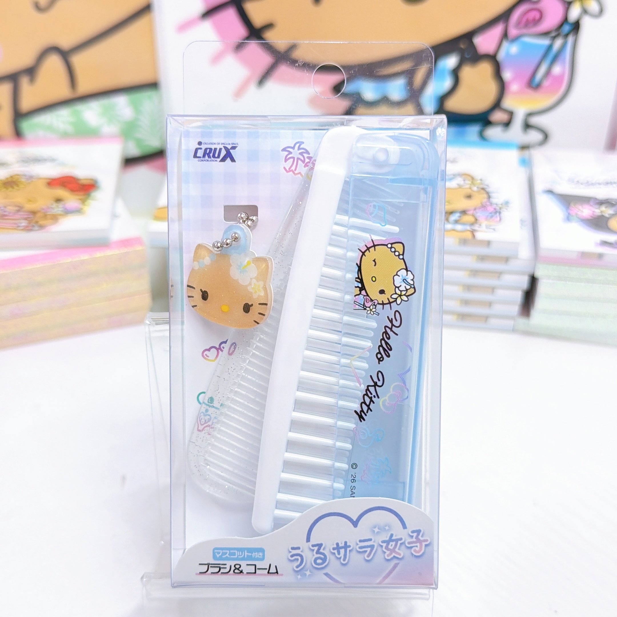 日本直送新款Sanrio黑皮夏威夷系列 文具產品