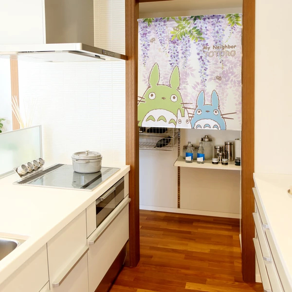 日本進口 龍貓“紫藤花” 門簾