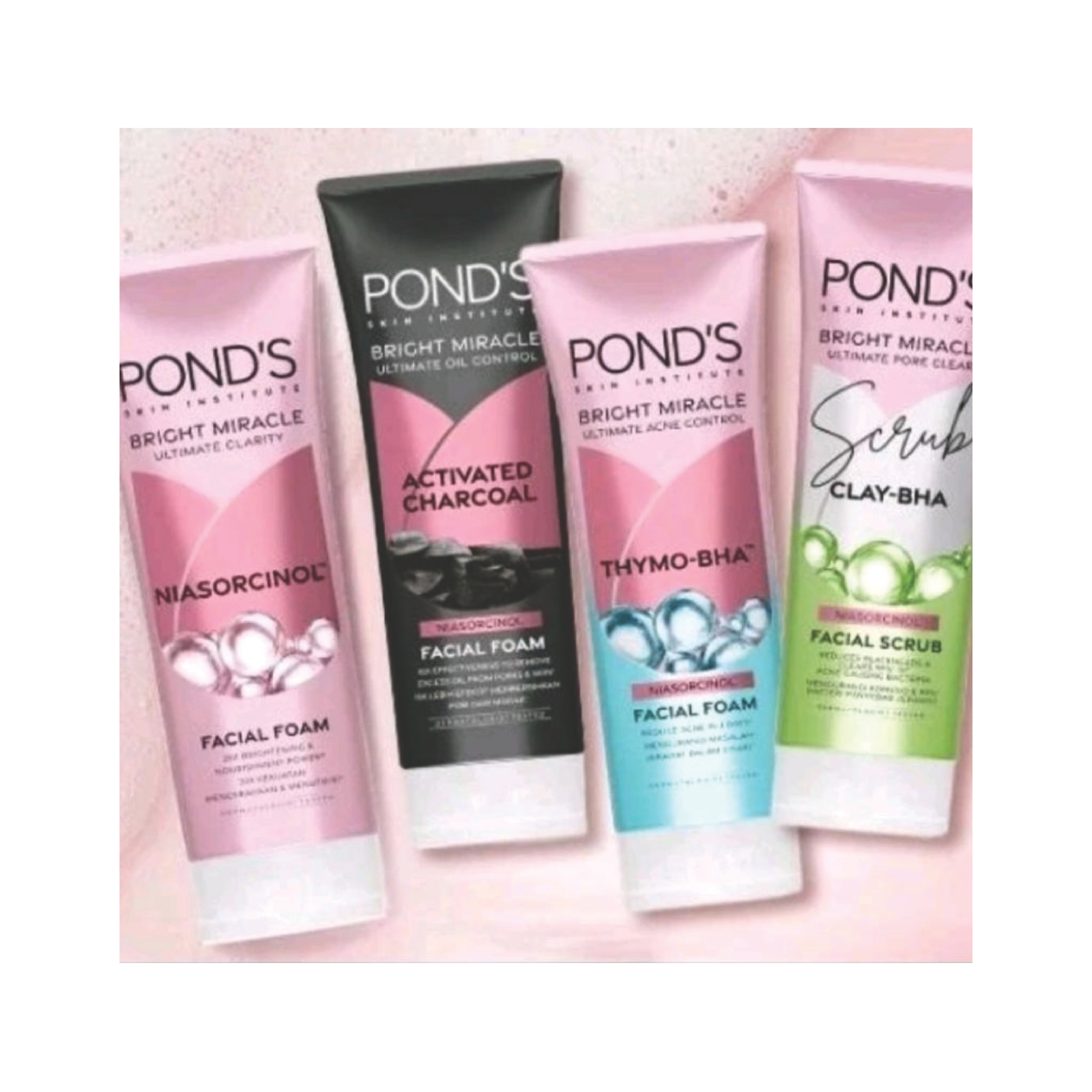 Pond's Face Wash 100g PINK - Niasorcinol FOAM