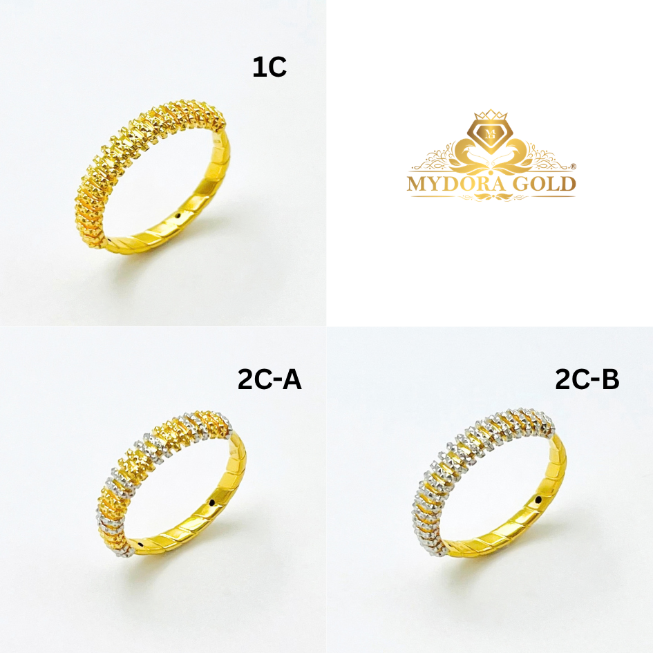 MYDORA EMAS 916 Cincin Mini Sparkle Liner Cut (5G) l EMAS 916/22K