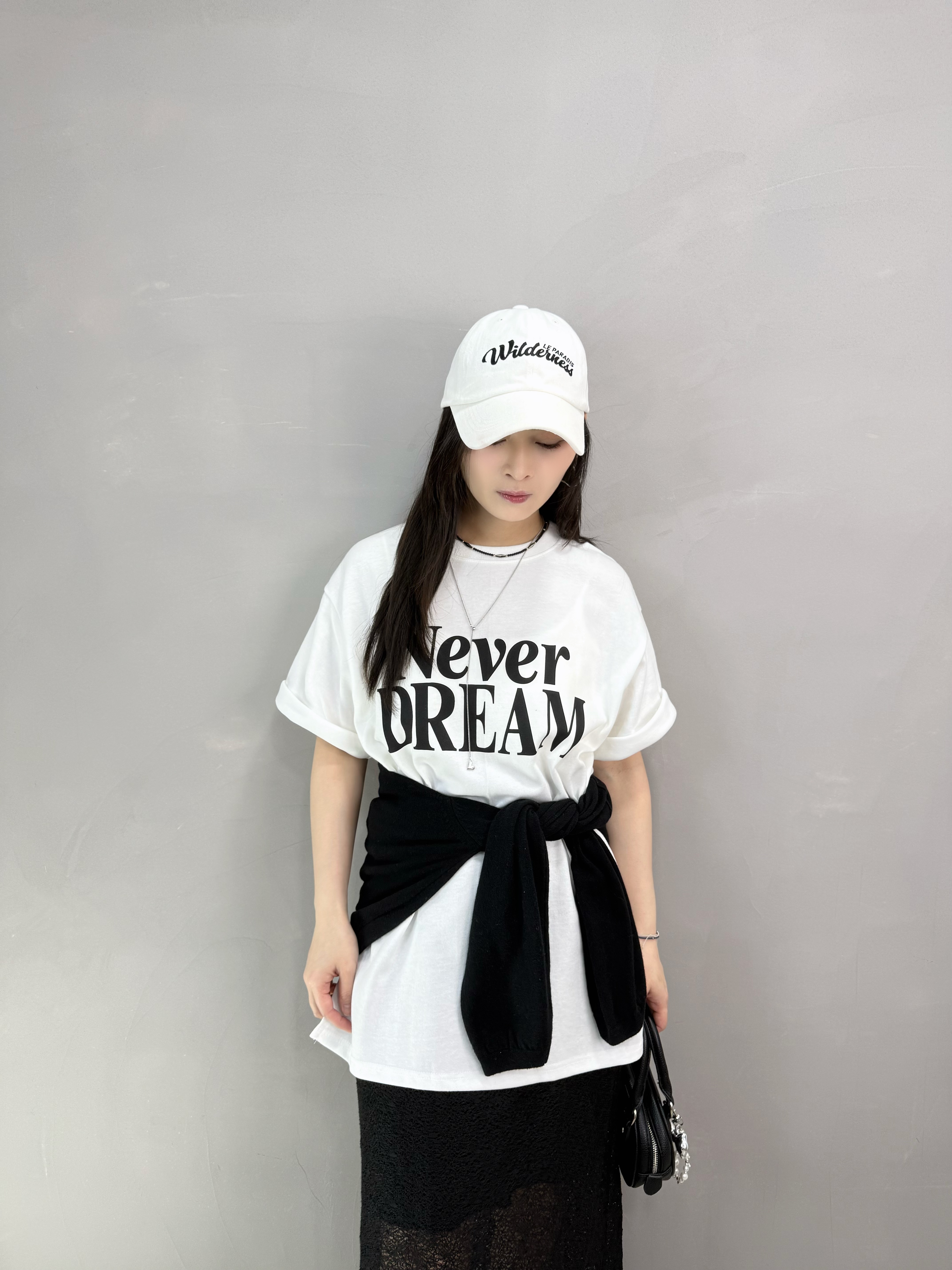 G74 never短袖開叉tee