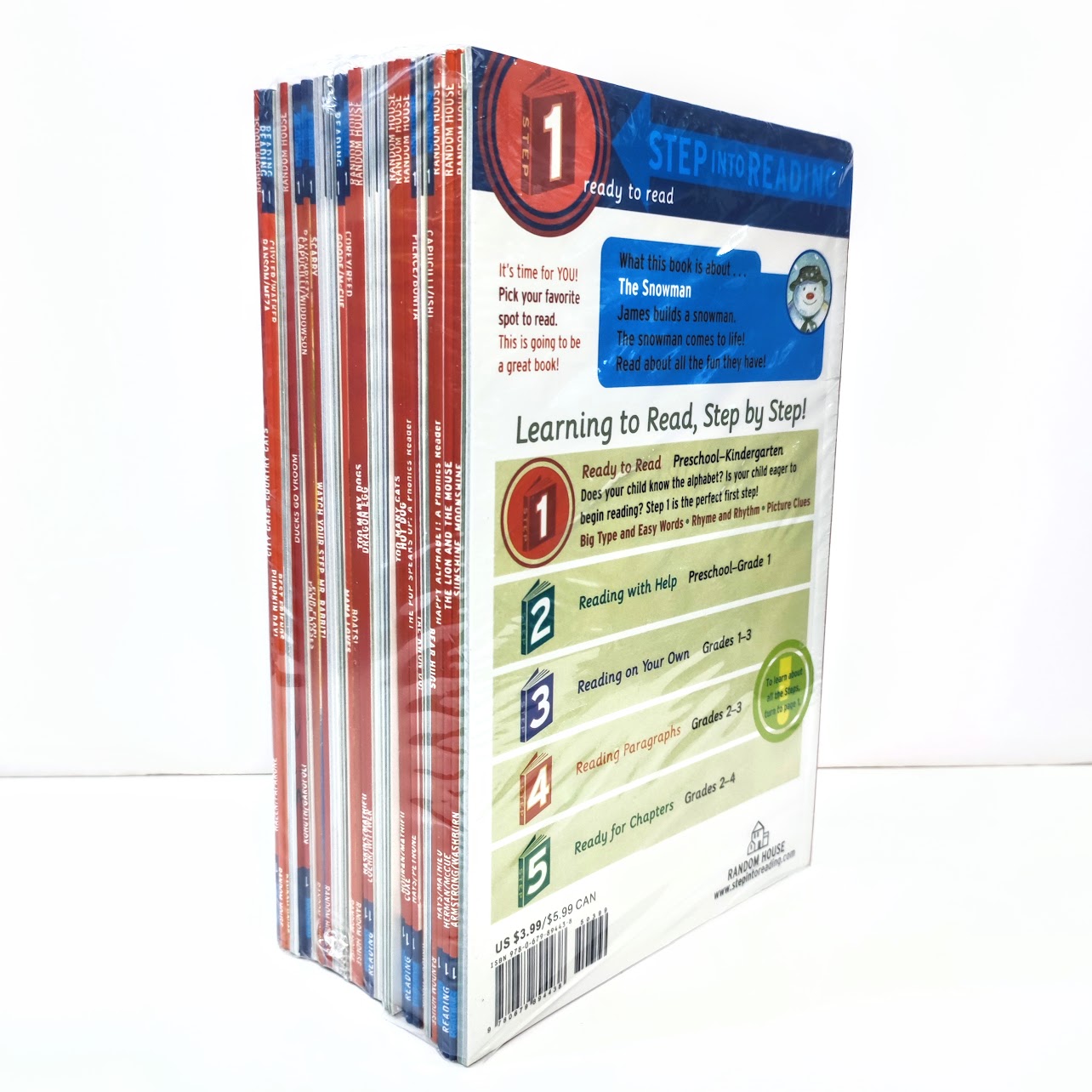 Step into Reading Level 1- Level 5  分級閱讀經典 小達人點讀版 B152