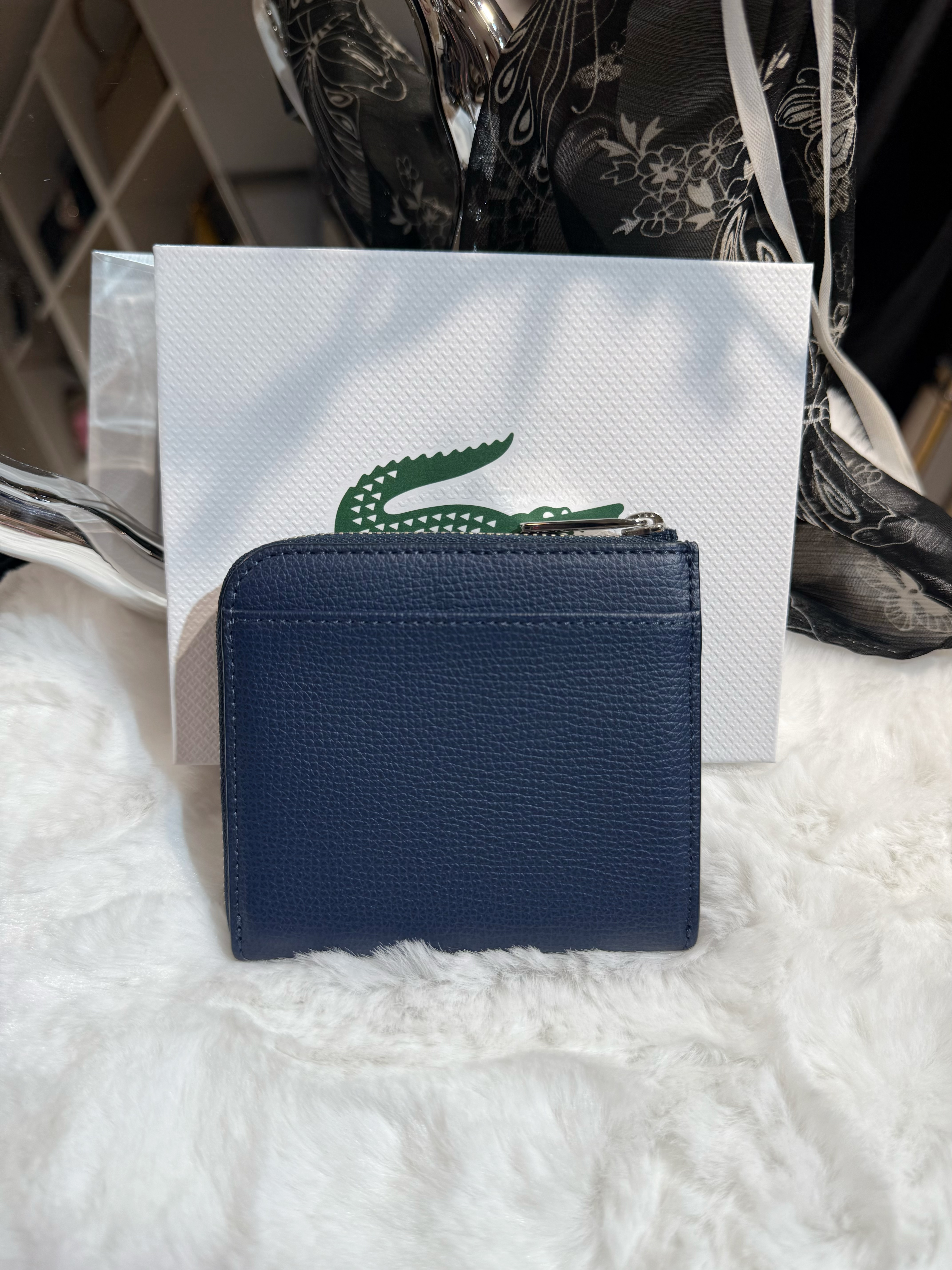 Lacoste wallet navy