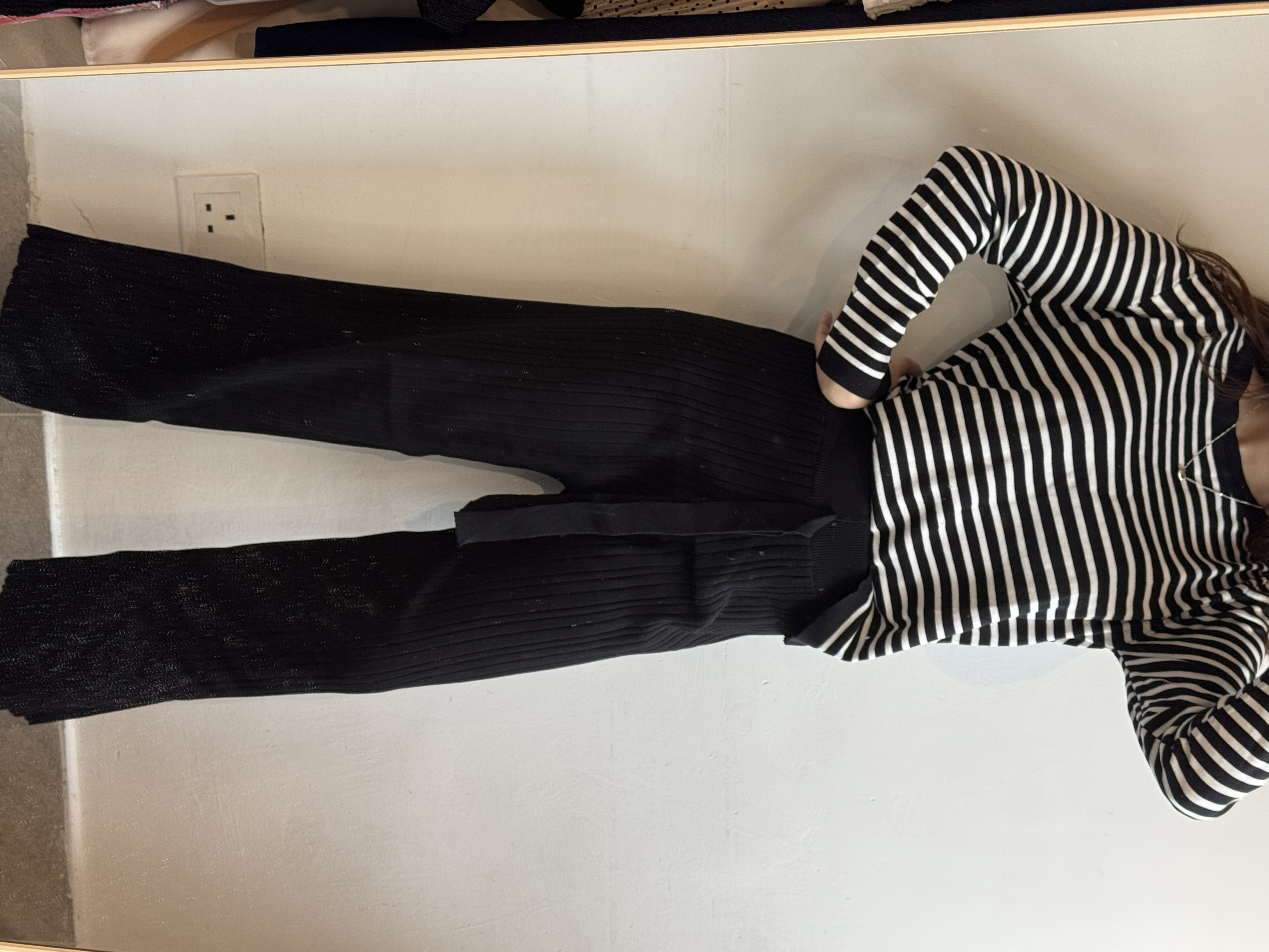 特價 間條Top + 褲 set 