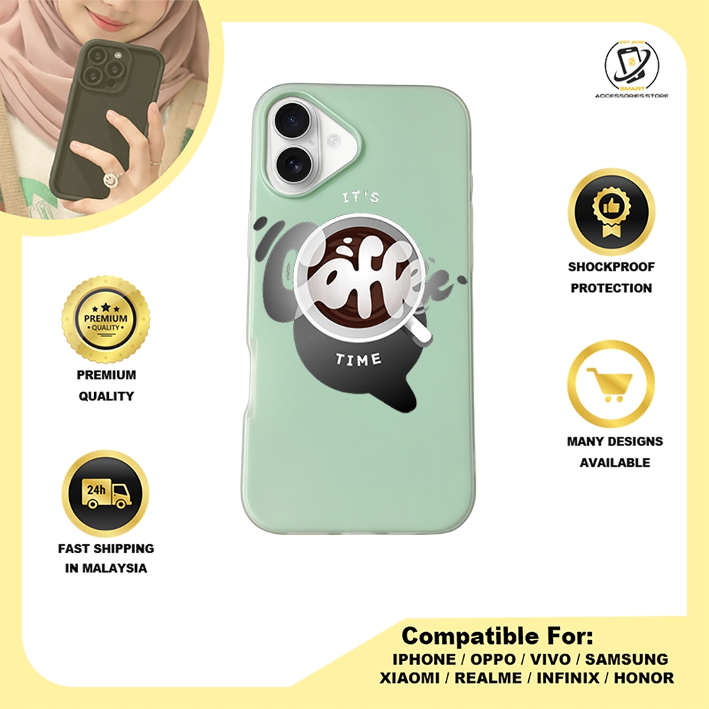 JELLY CASE PHONE FOR IPHONE - DESIGN COFFEE D