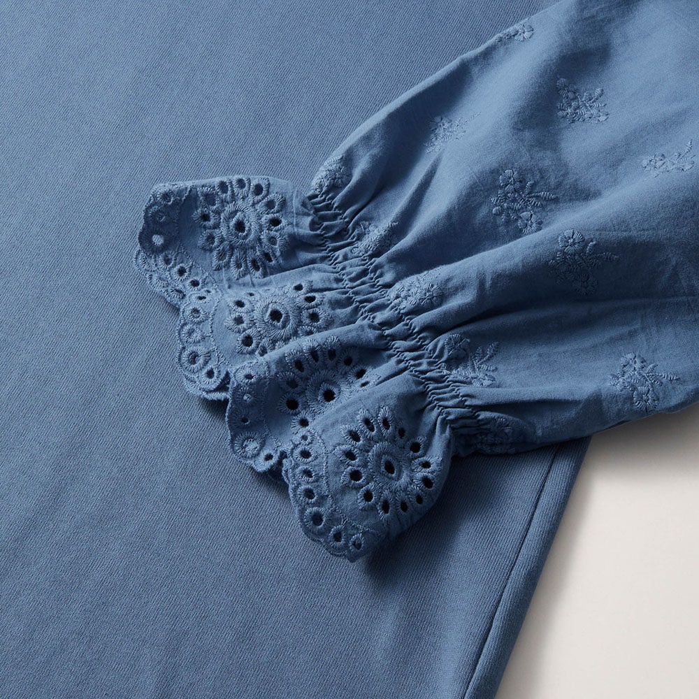 🆕【⭐訂購⭐】🇯🇵 日本直送 🌀#GITA ❣️ #親子裝❣️縷空扇形袖口 套頭衫［2款選］🌀[ELBA-0006]