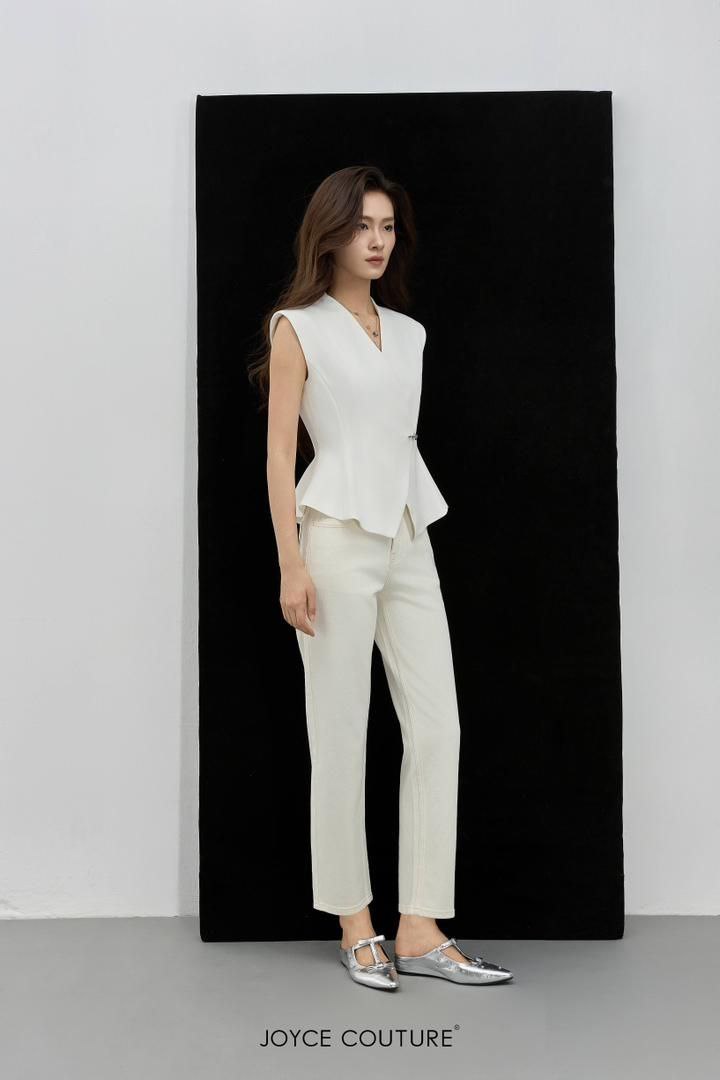 V领出袖上衣 T0699