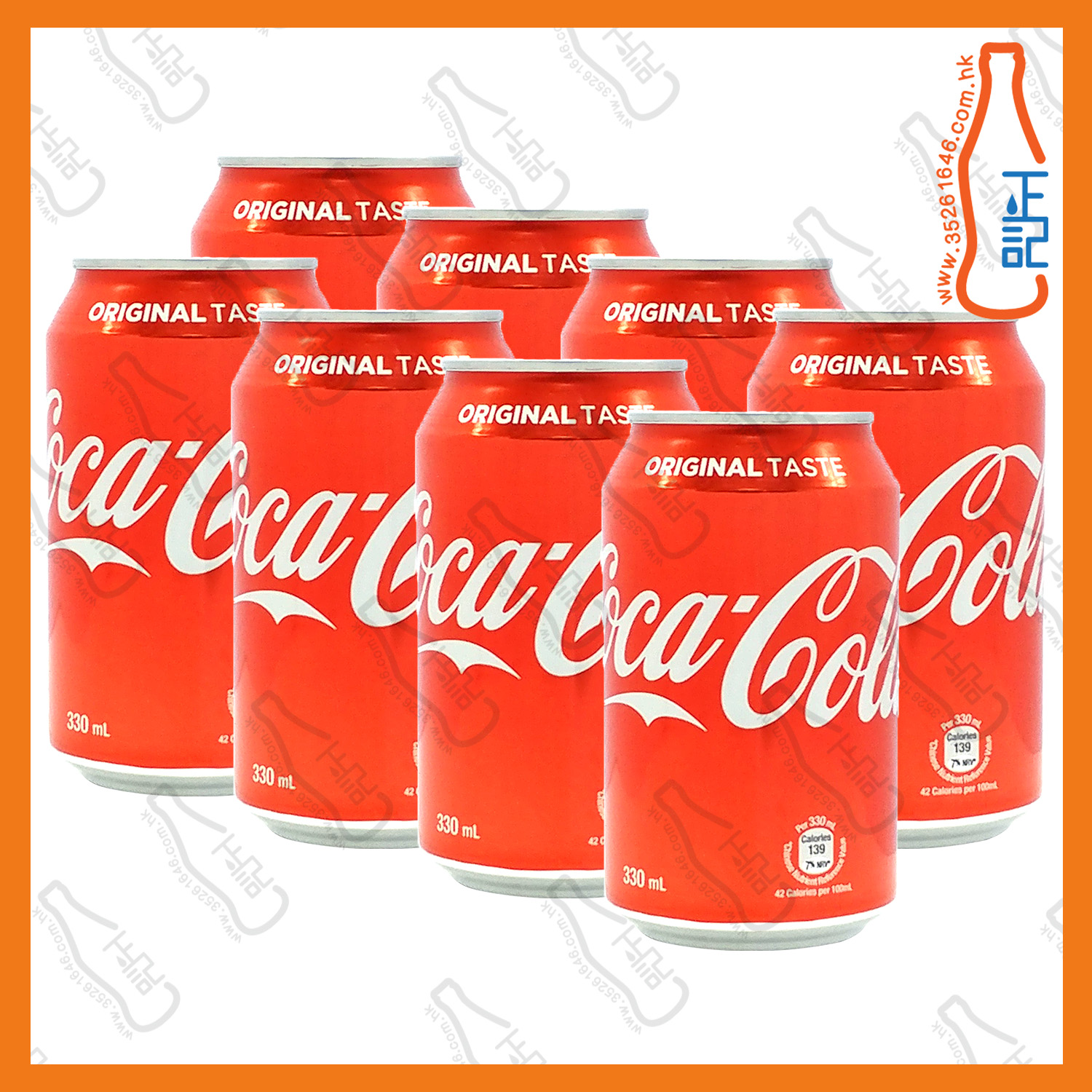 ==(罐裝)可口可樂 330ml x 8罐 /份