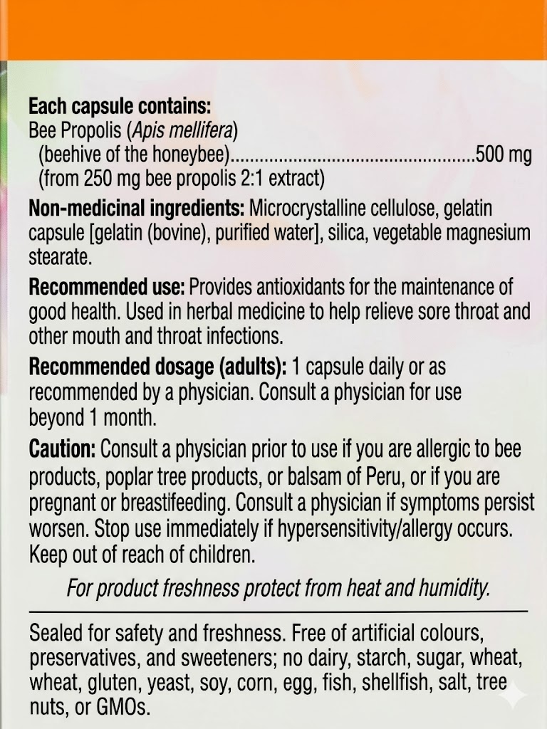 Holista Bee Propolis 蜂膠 500mg（200粒）