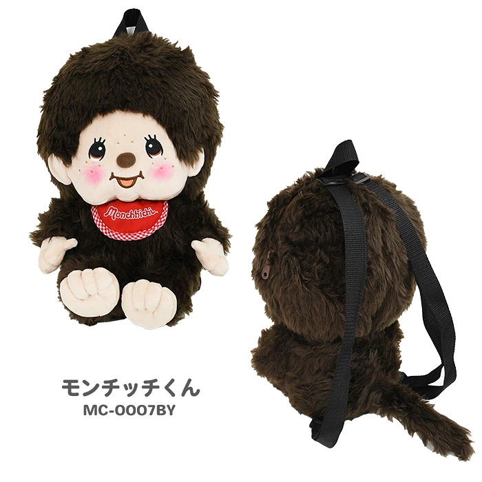 【日本直送】Monchhichi 造型可愛毛毛背囊