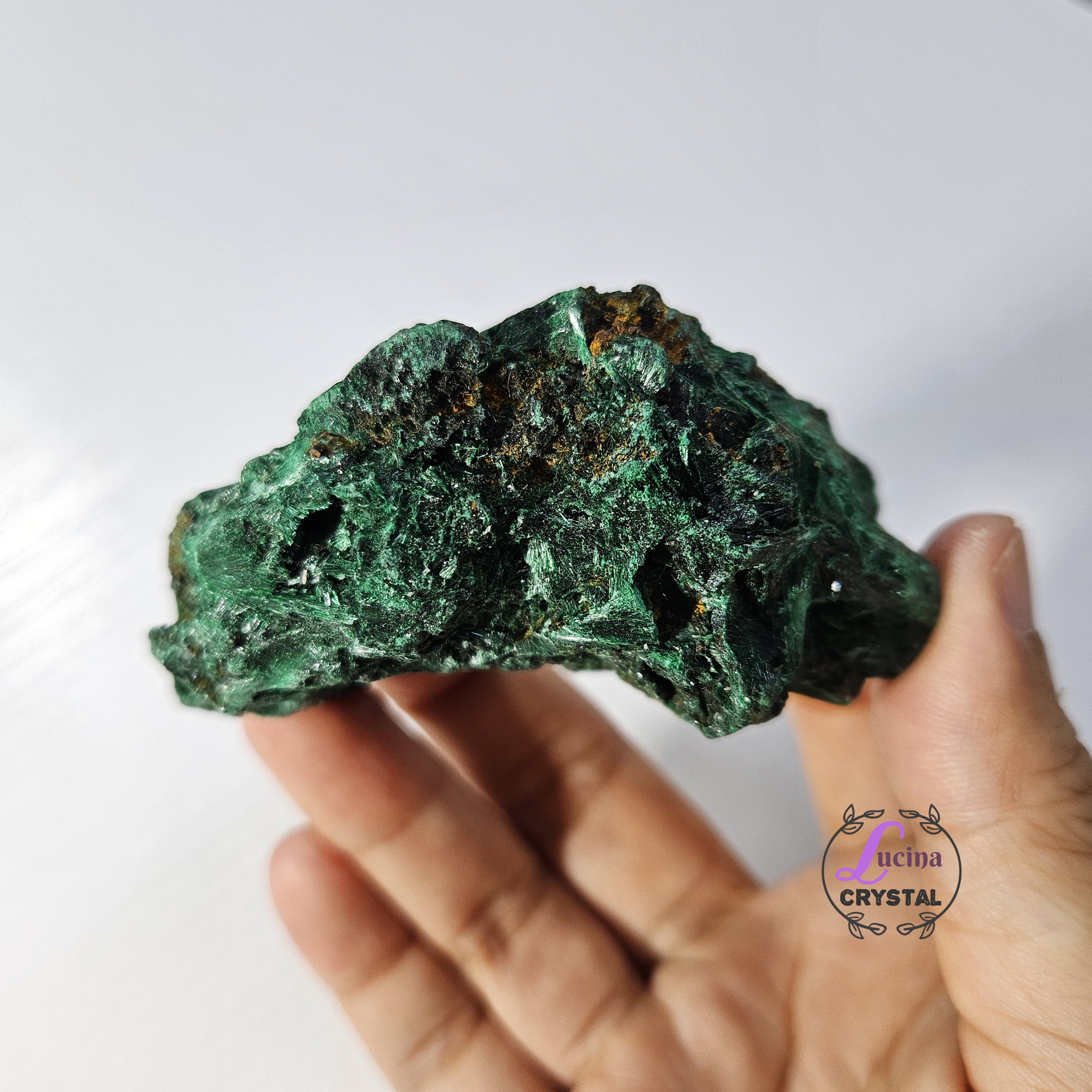 (Co#LC8550) 孔雀石原礦石/Malachite Raw Stone