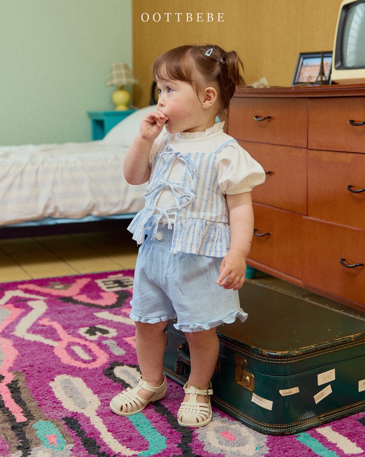 OOTT | Stripe Vest (Blue 90-100)