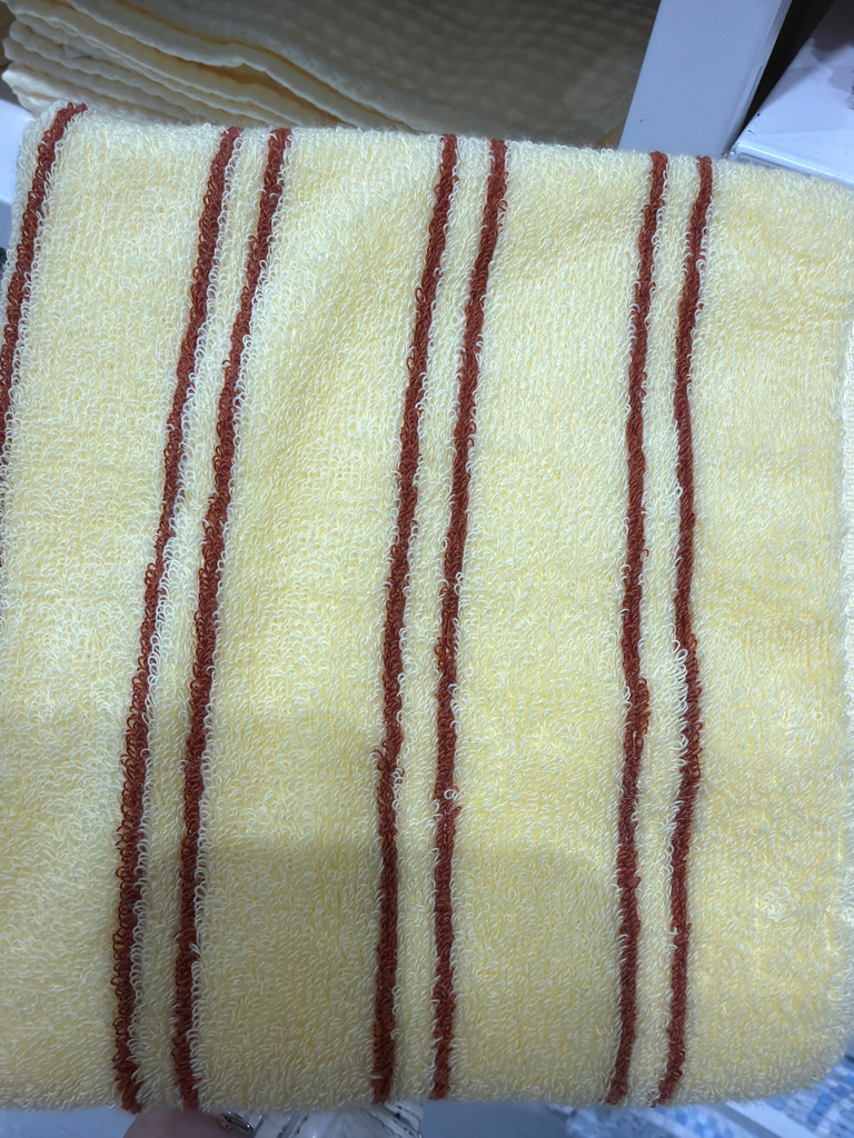 Soft pro Silk Softspun Double Stripe Bath Towel