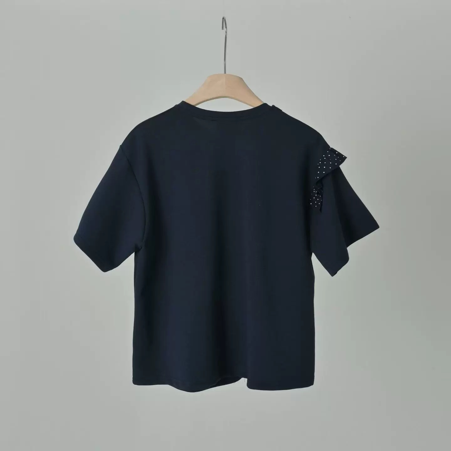 波點ruffle Tee