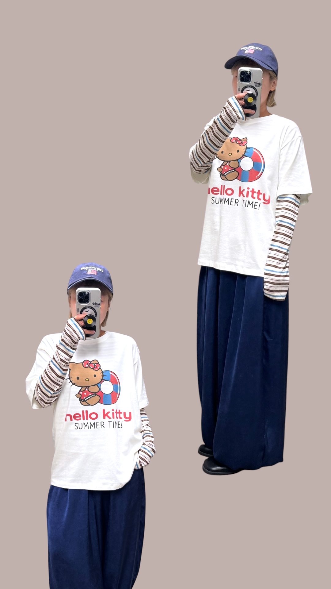 221547 曬燶Kitty水泡Tee