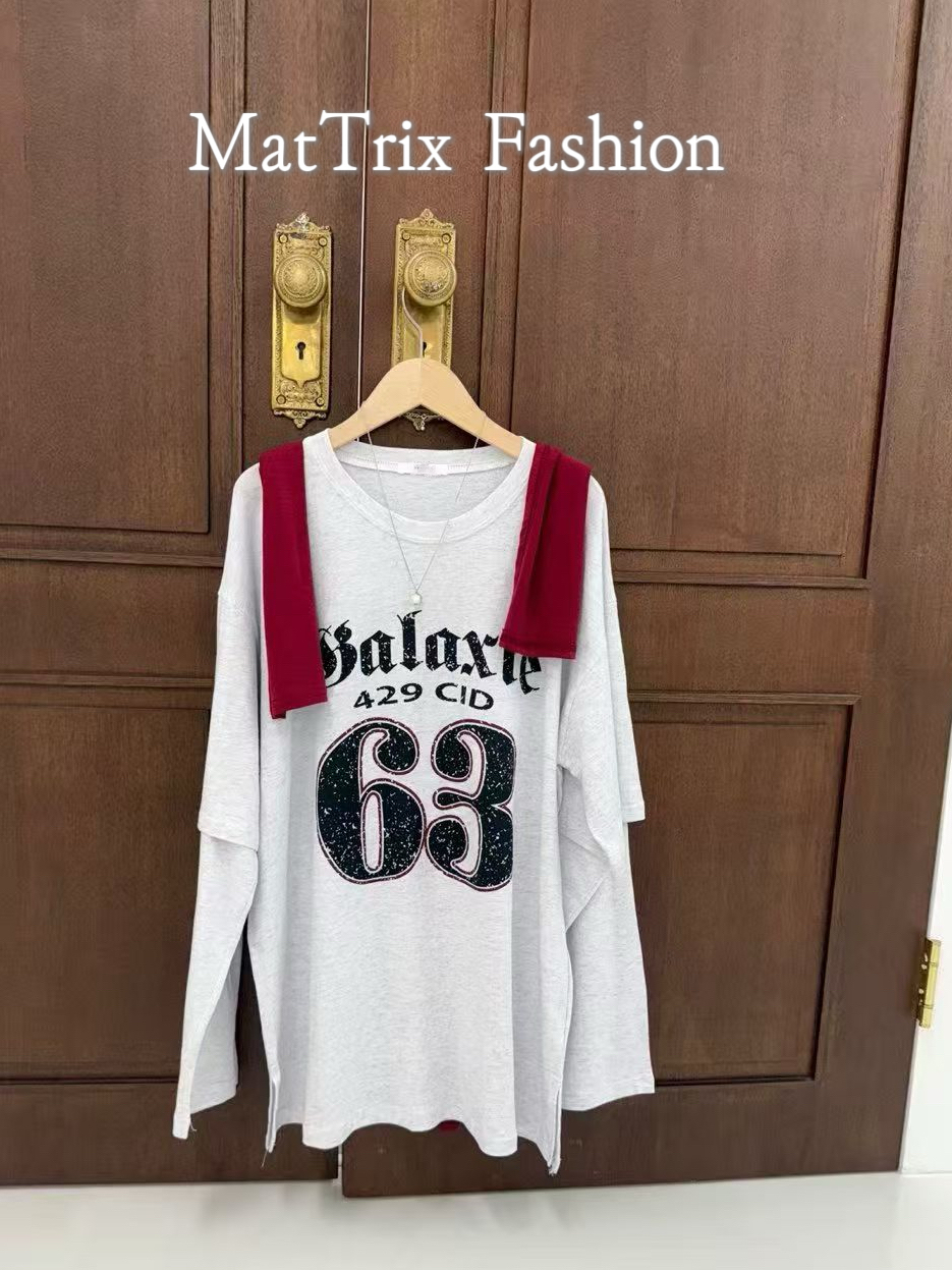 T2169/ 63號假兩件Tee  原價 $239