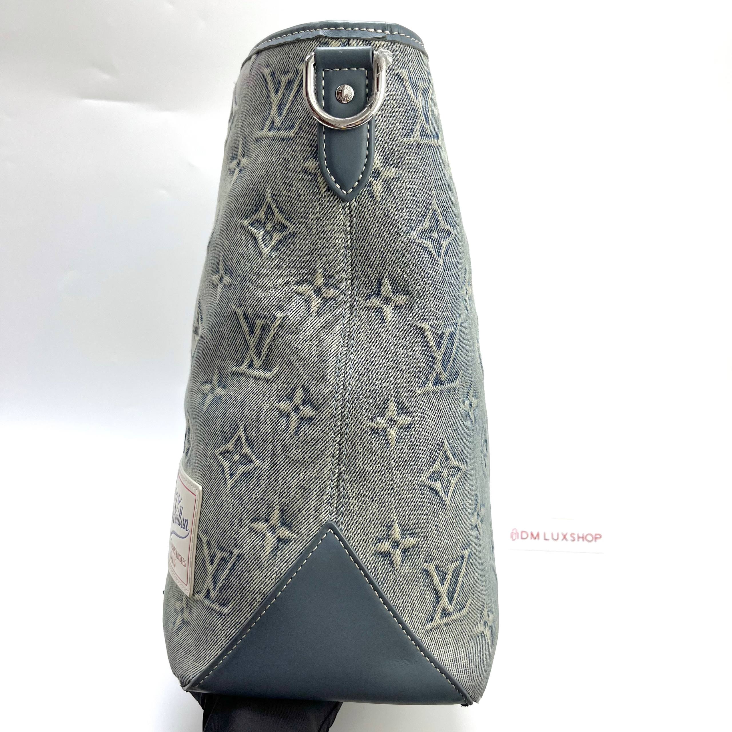 LV Weekend NM Denim Tote Bag