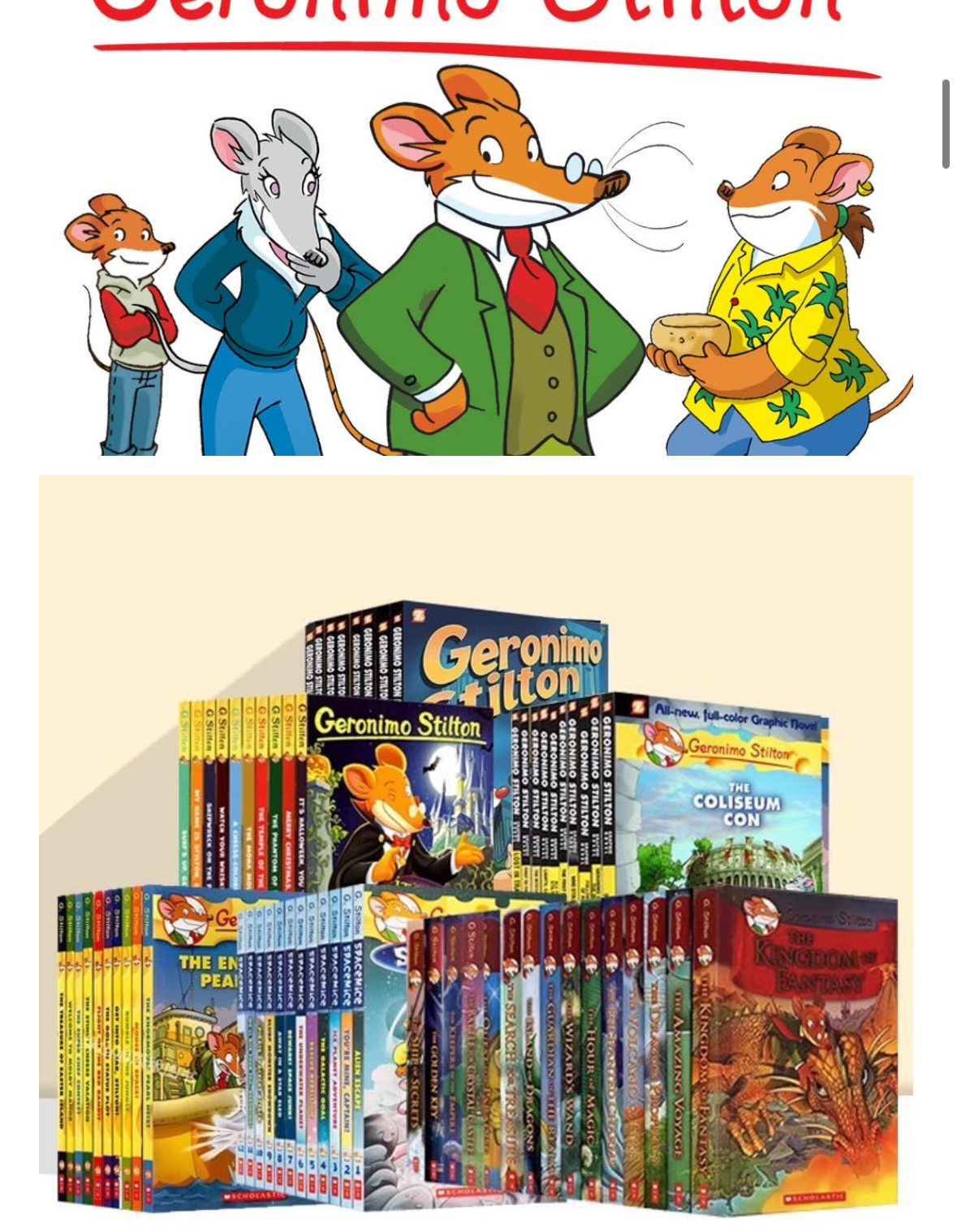 老鼠記者經典主系列第51-60冊 全套10冊！難度不算高，適合6-12歲孩子！ 約120頁/冊，蘭斯640L！