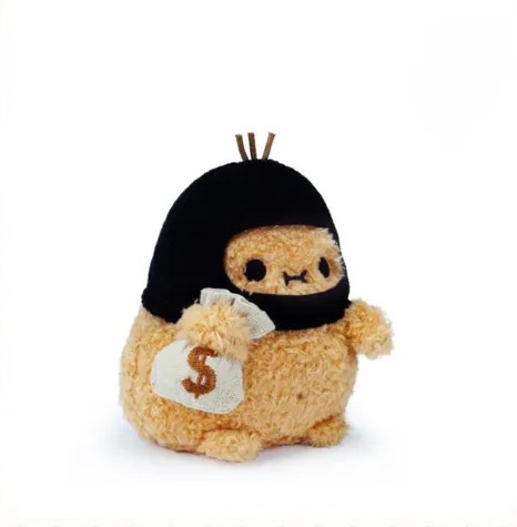 【英國】Noodoll Robber Ricespud Mini Sitting Plush Toy