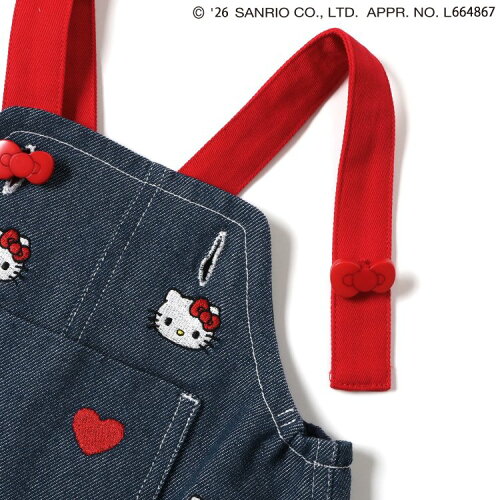 🆕【⭐訂購⭐】 🇯🇵日本直送🌀#Kitty 刺繡 扇形裙擺 吊帶裙🌀[ELBA-0200][260310]