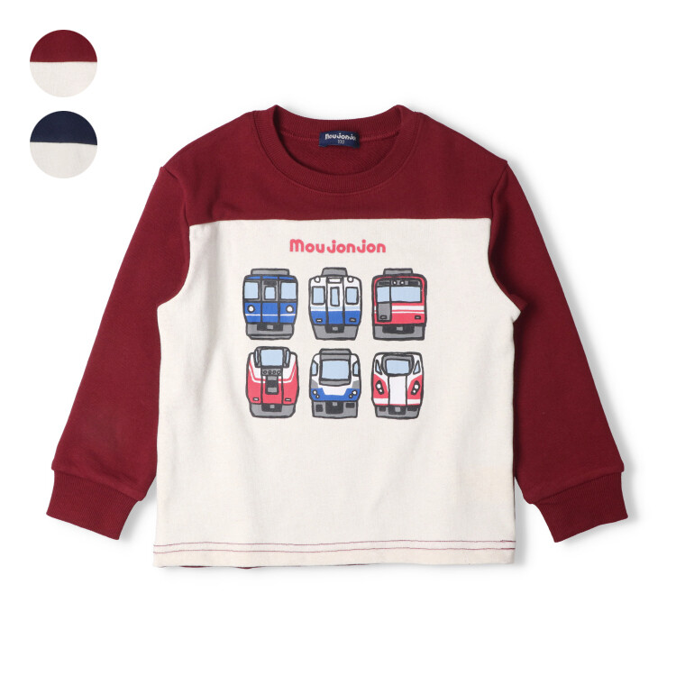 🆕【⭐訂購⭐】 🇯🇵日本直送🌀 手繪風火車印花 抓絨衛衣［2款選］🌀[ELBA-0063][260307]