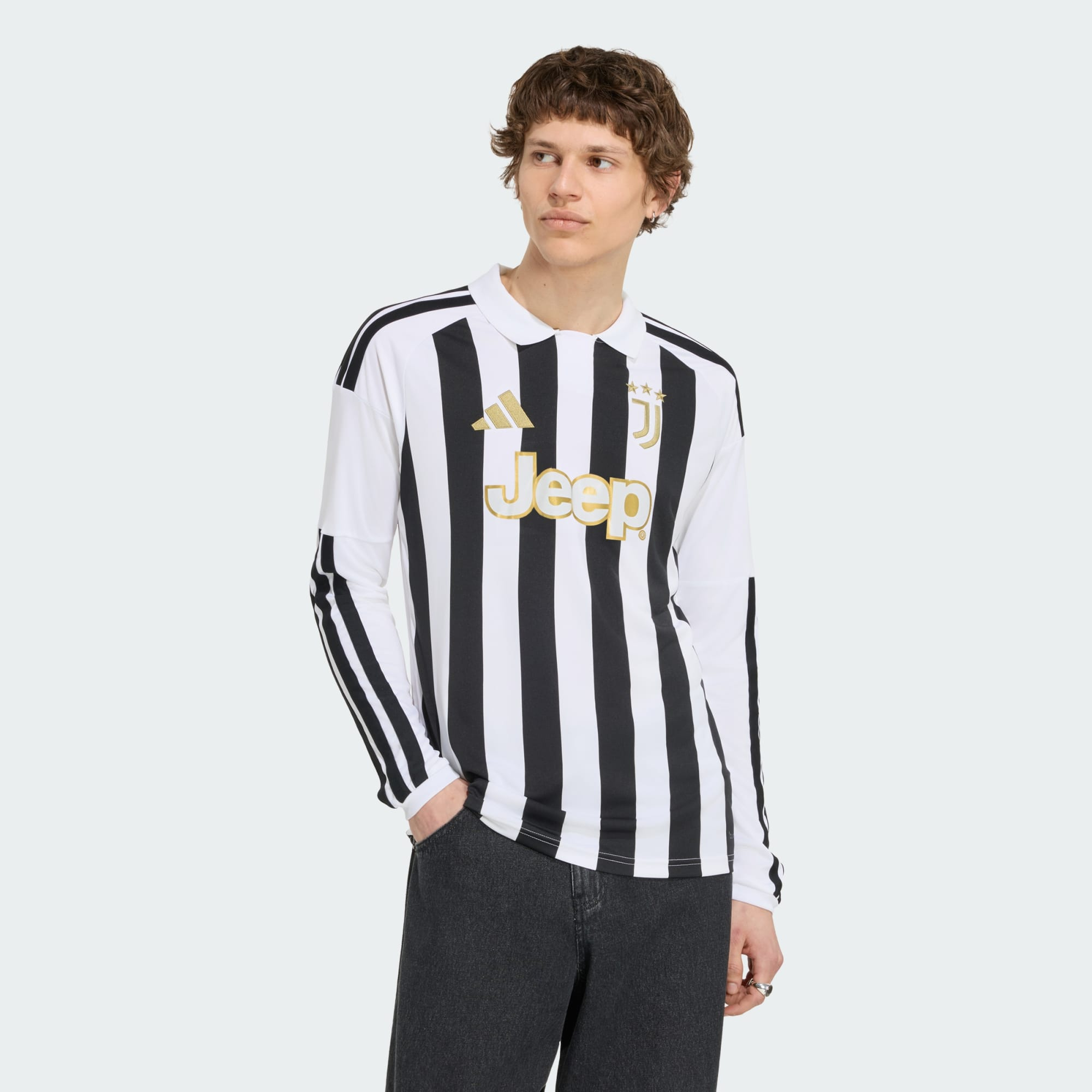 ⚫⚪現代進化  Adidas Juventus 祖雲達斯 2026-27 主場長袖球迷版球衣  (可加印字章) KC1316