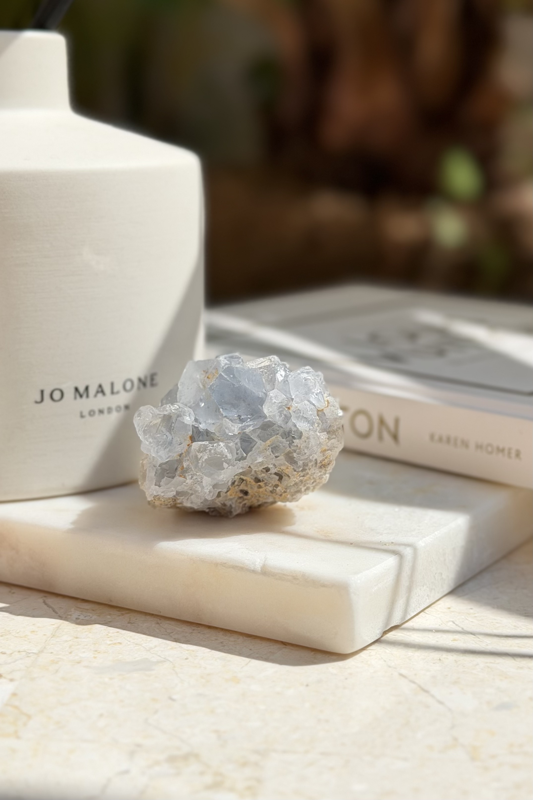 ༒4.8cm 天青石原石粒 ༒ 3504H3AGst-RA18*03S