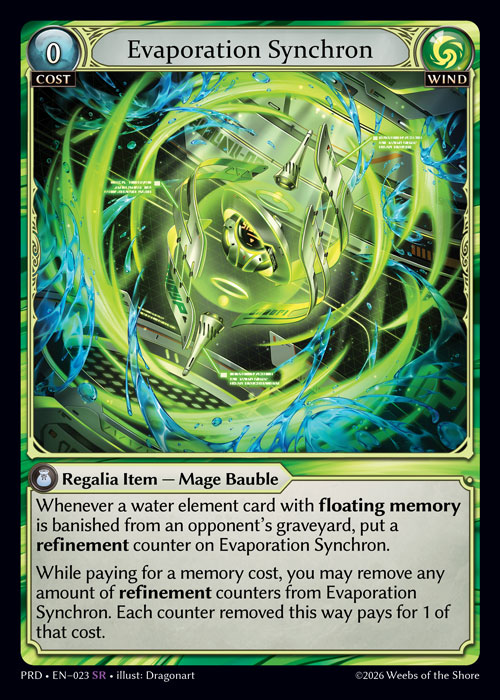 Evaporation Synchron / PRD-023 (SR)