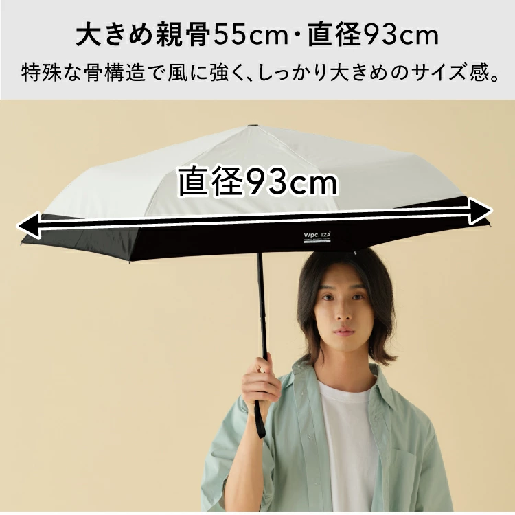 日本直送 Wpc IZA 防風晴雨兼用縮骨遮｜100% 防曬降溫 UPF50+ | Wind Resistance Umbrella