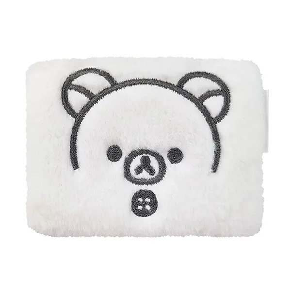 鬆弛熊 BASIC RILAKKUMA MONOCHROME 毛毛雙面鏡 - (2款）