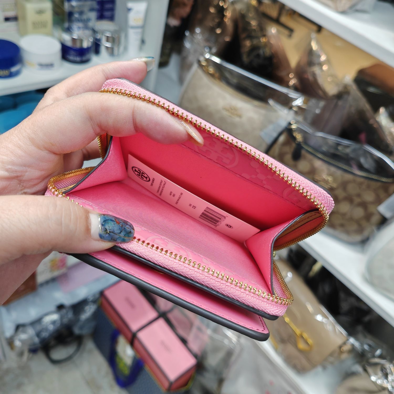 *🇺🇸美國直送Tory Burch 粉色銀包*