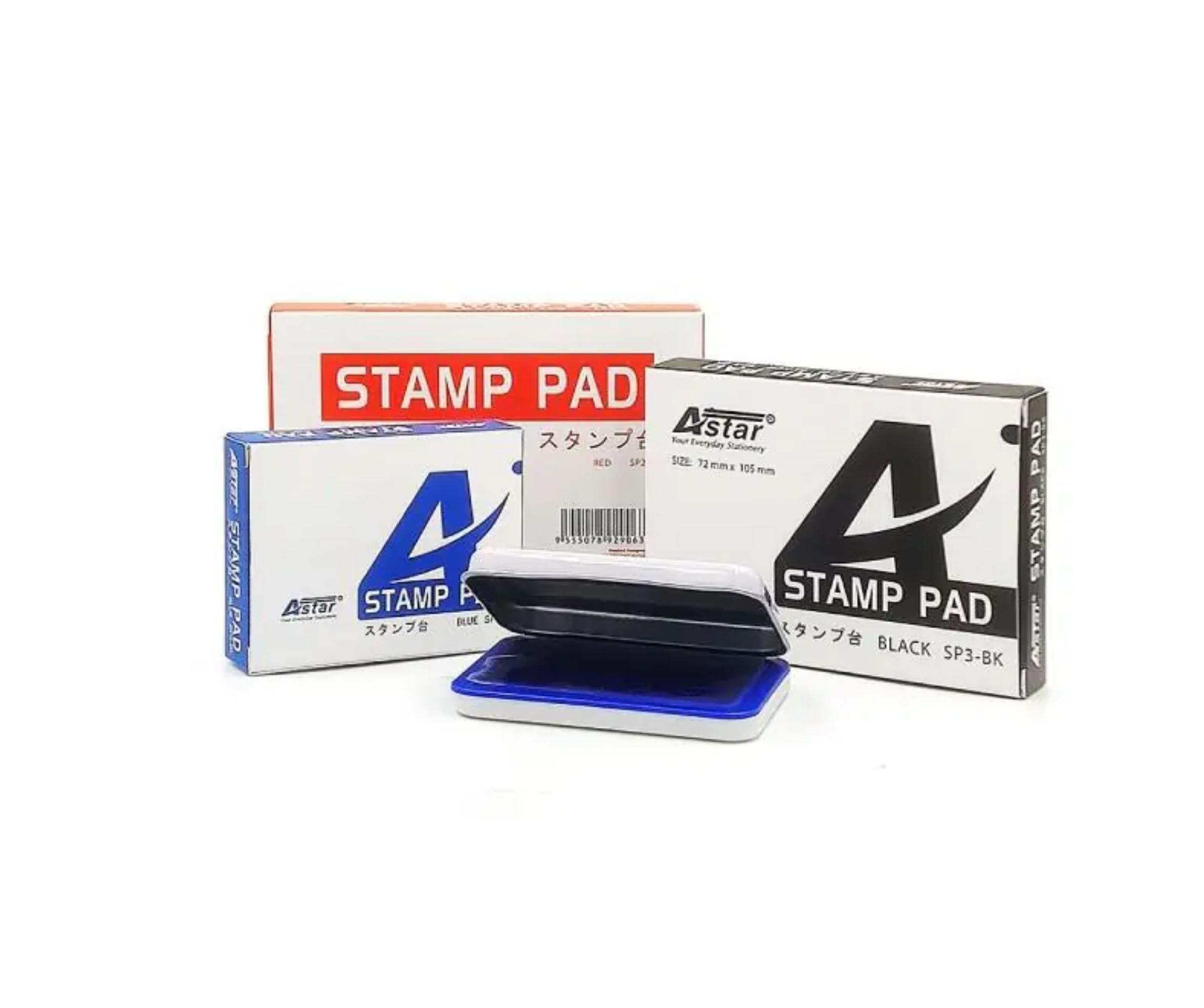 Stamp Pad/Astar/Pad Setem (Various Sizes)