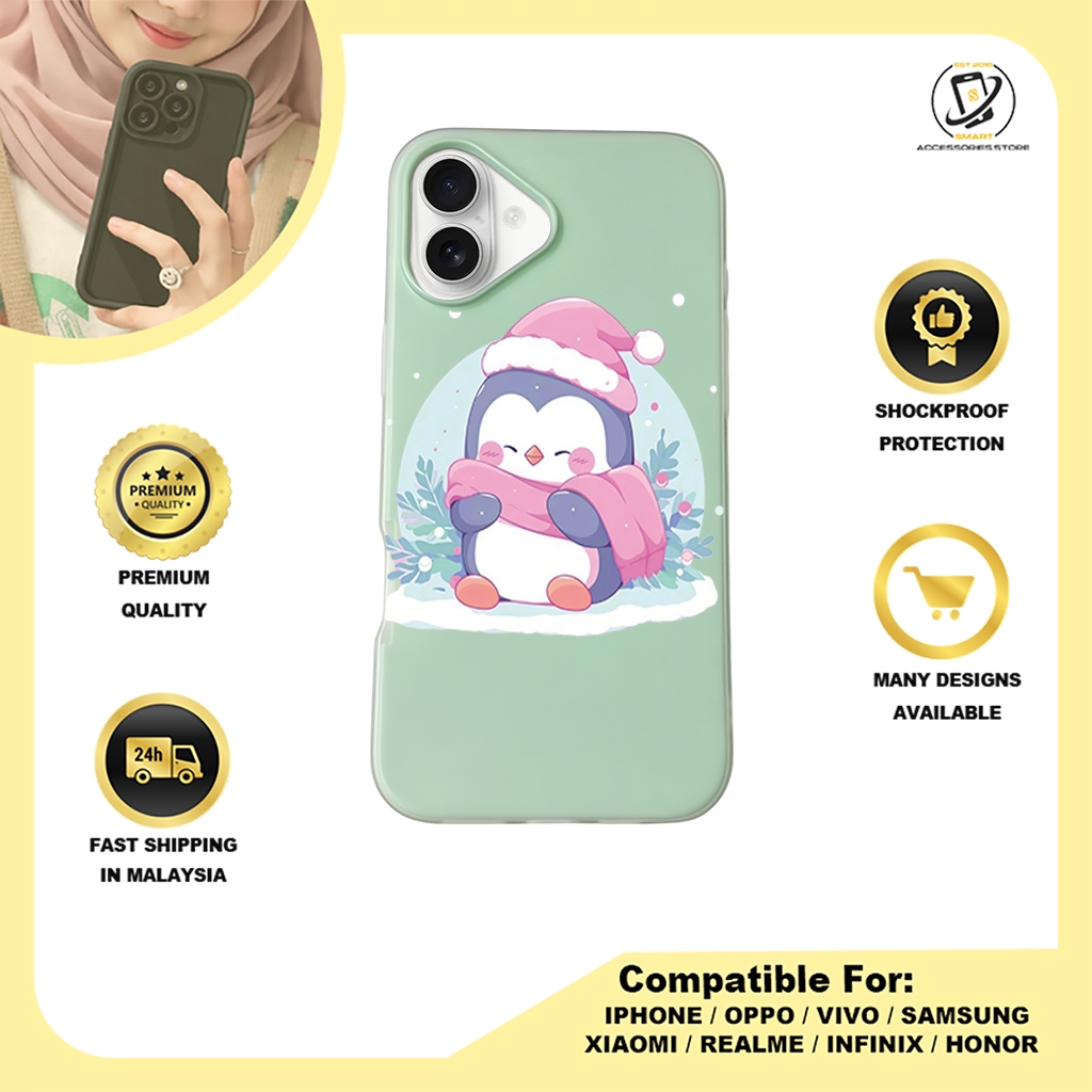 JELLY CASE PHONE FOR IPHONE - DESIGN PENGUIN A