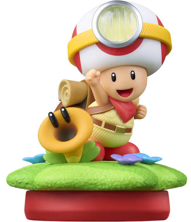 amiibo 奇諾比奧隊長&閒聊花花 【超級瑪利歐兄弟 驚奇】      Super Mario Woder™ amiibo  Captain Toad & Talking Flower