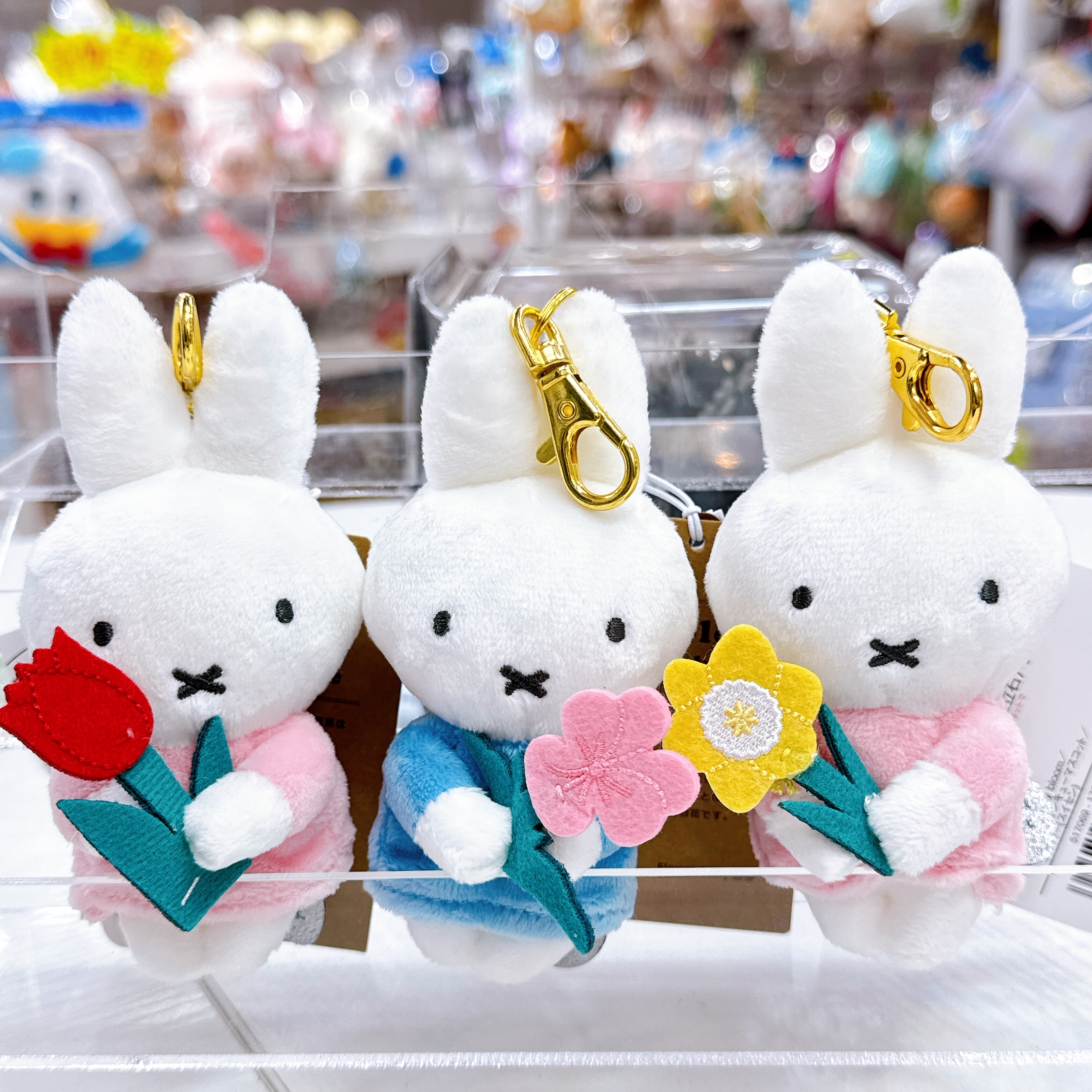 日本直送Miffy 花花系列公仔掛飾