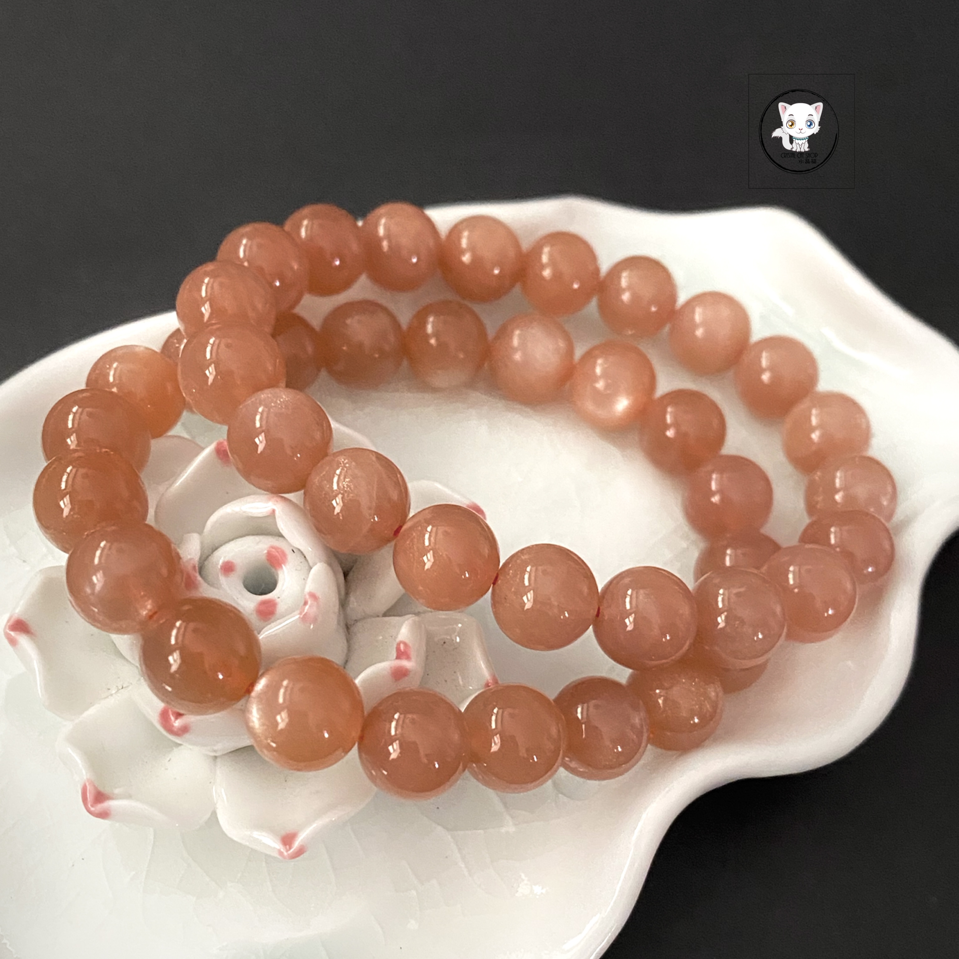 天然太陽石手鏈 9.5mm