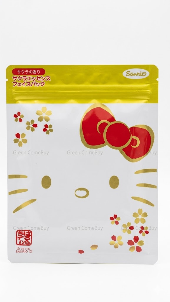 Hello Kitty - 櫻花萃取精華保濕面膜7片裝