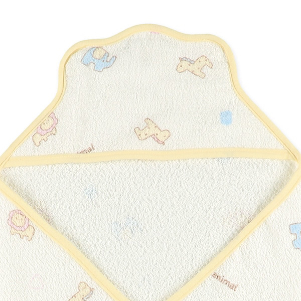 🇯🇵預訂 日本直送🇯🇵日本製動物圖案滿印純棉毛巾料包被襁褓