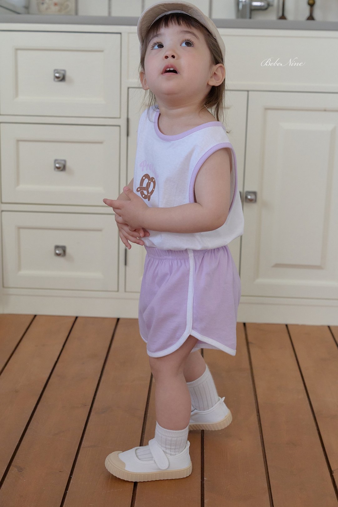 ☀️預訂 韓國直送☀️🇰🇷Bebenine兩色脆餅印花背心運動套裝