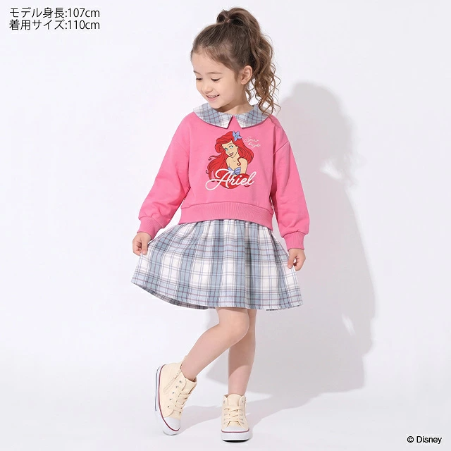 🆕【⭐訂購⭐】日本直送 🇯🇵🌀#Disney 格紋領 衛衣連身裙［4款選］🌀 [PLJA-0084] [261019]