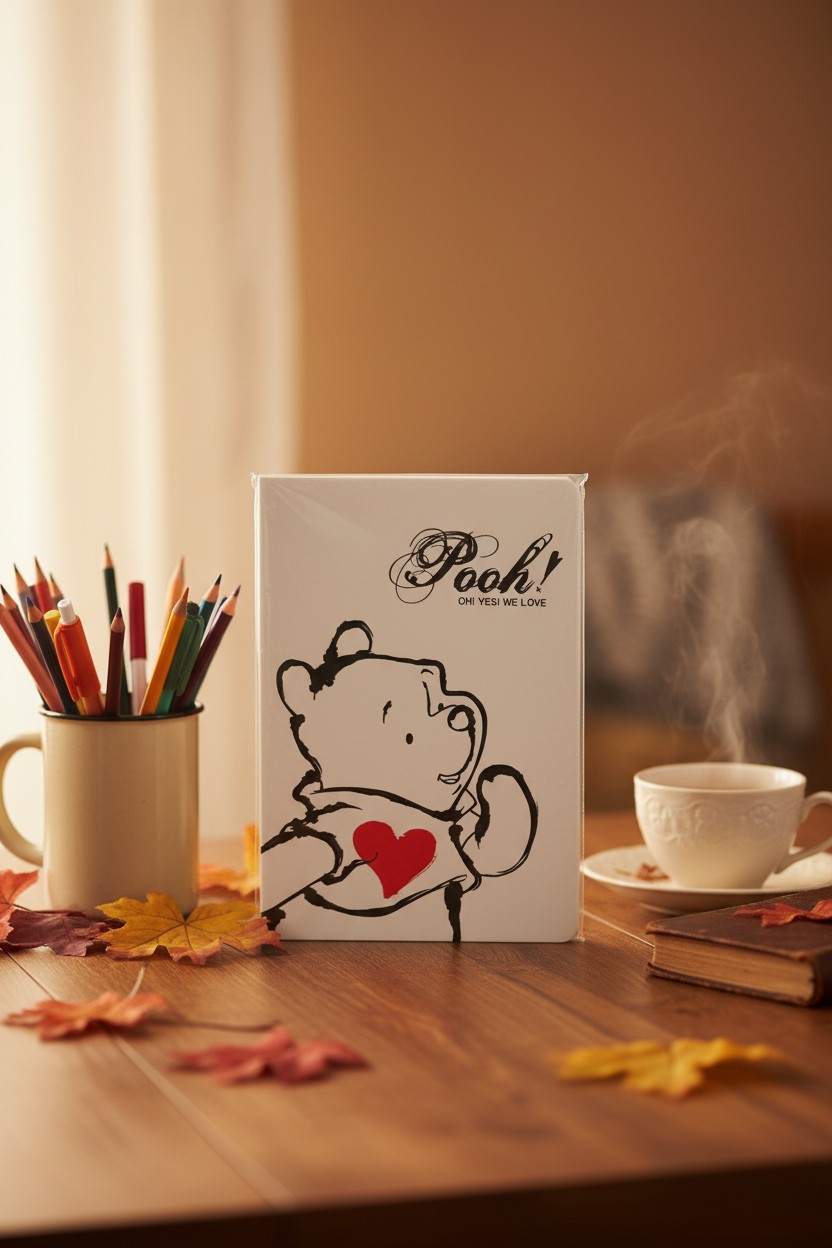 A6加厚定頁筆記 Winnie the Pooh 維尼熊 (DPNA-5012A)
